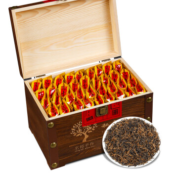 金骏眉茶叶盒图片(金骏眉茶叶木盒2罐装价格) 第2张